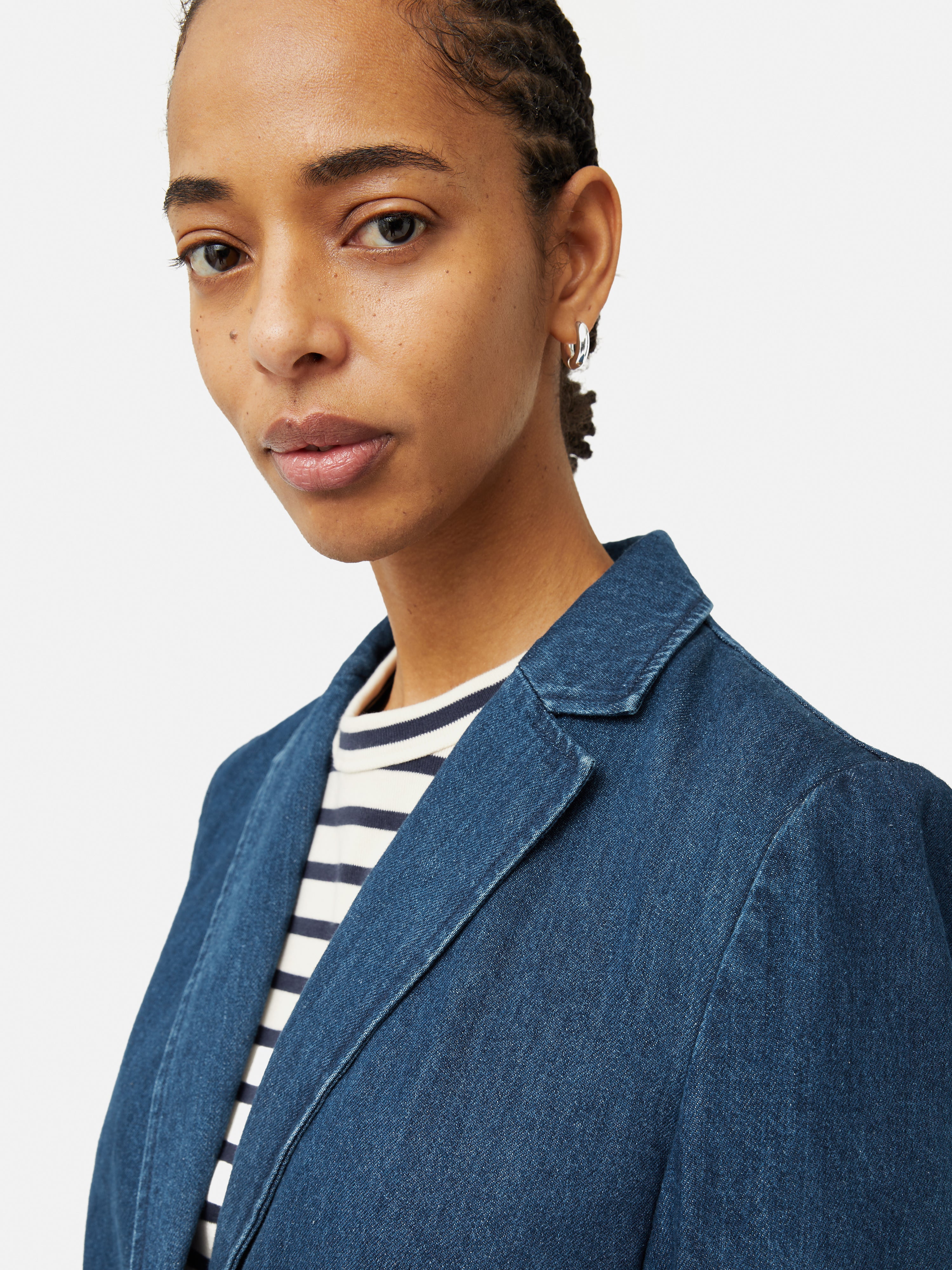 Denim Tailored Jacket Indigo Jigsaw