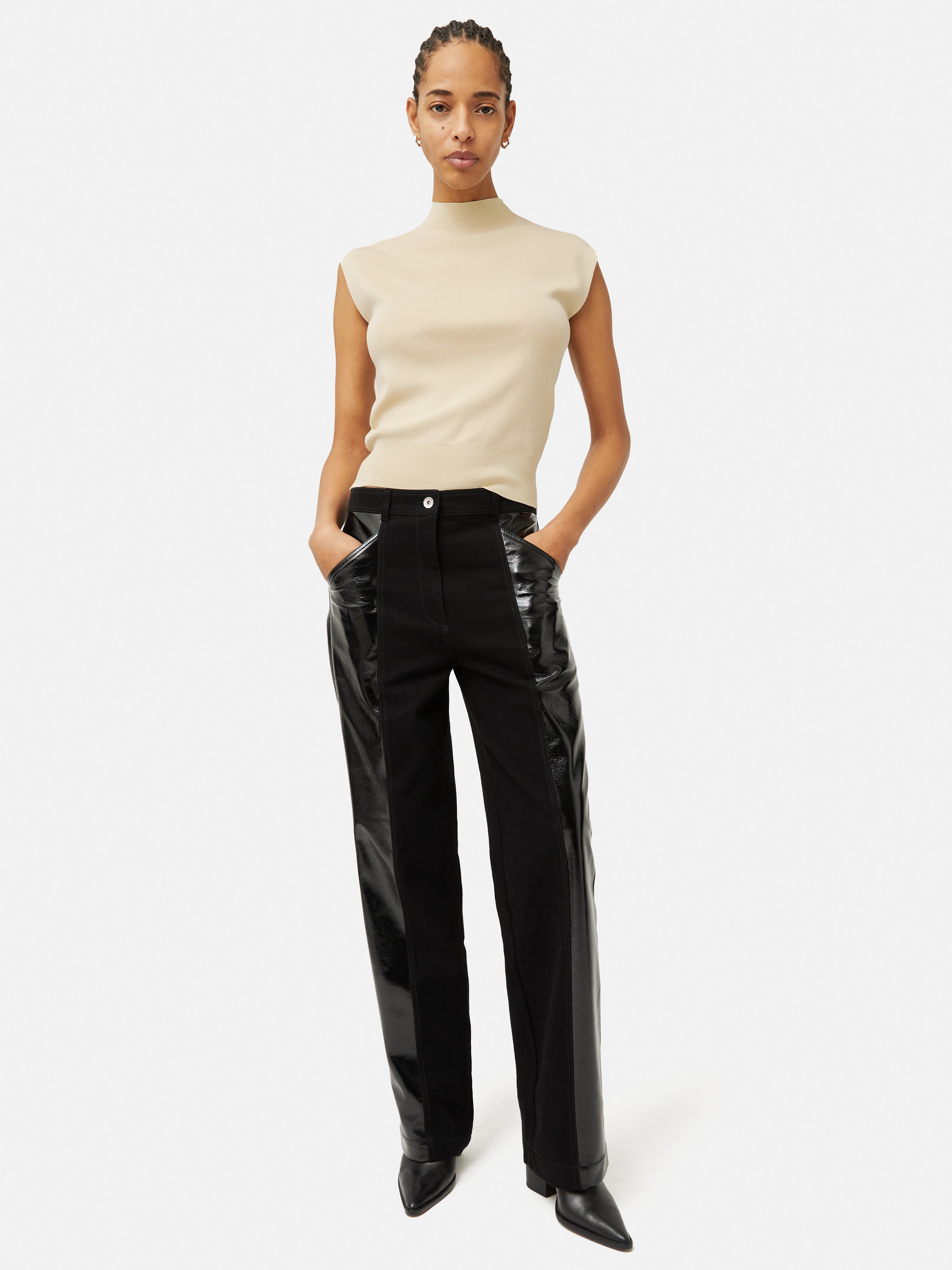 Cotton Cap Sleeve Top