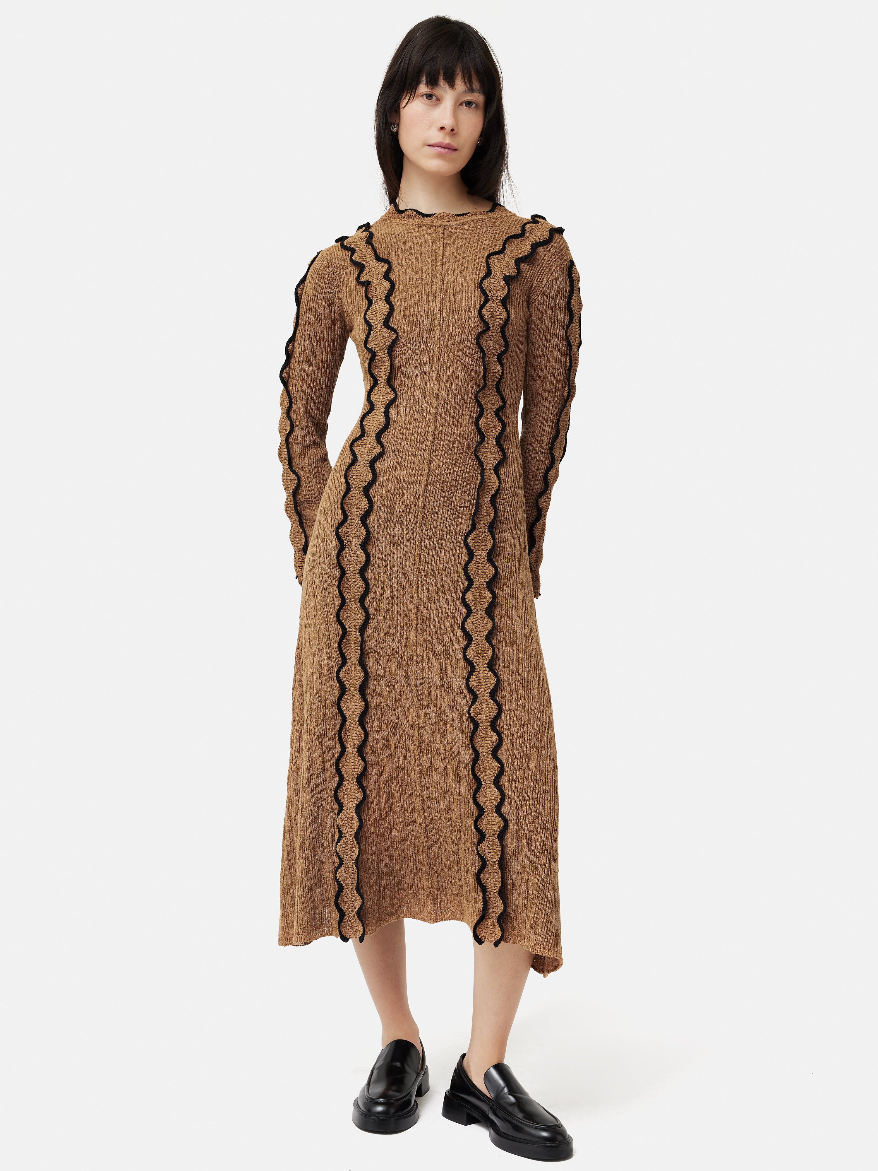 jigsaw knitted dress Womens Jigsaw Green Knitted Mini Jumper Dress XL