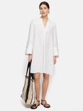 Linen Kaftan Dress | White