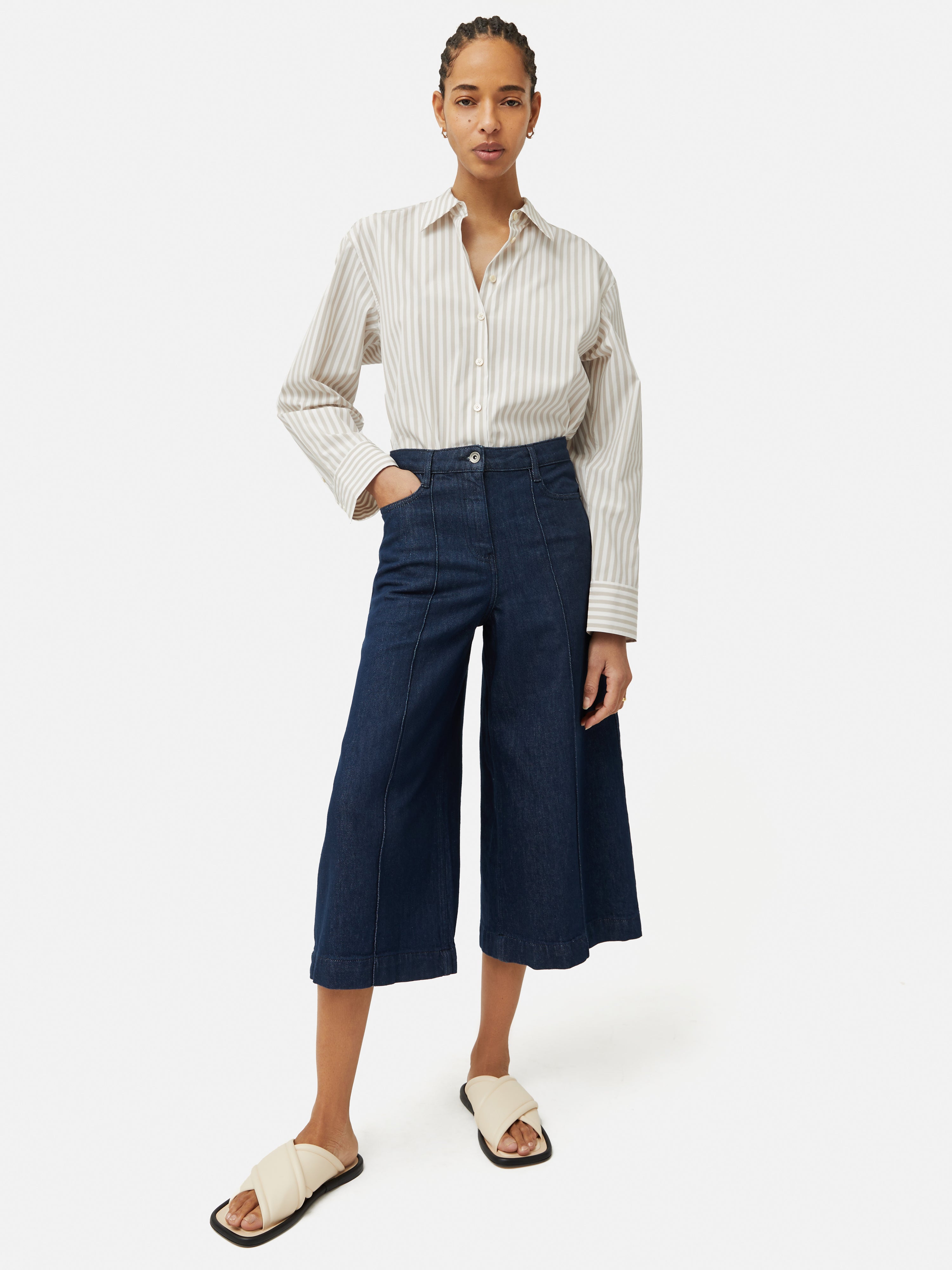 Shadow stripe poplin Shirt