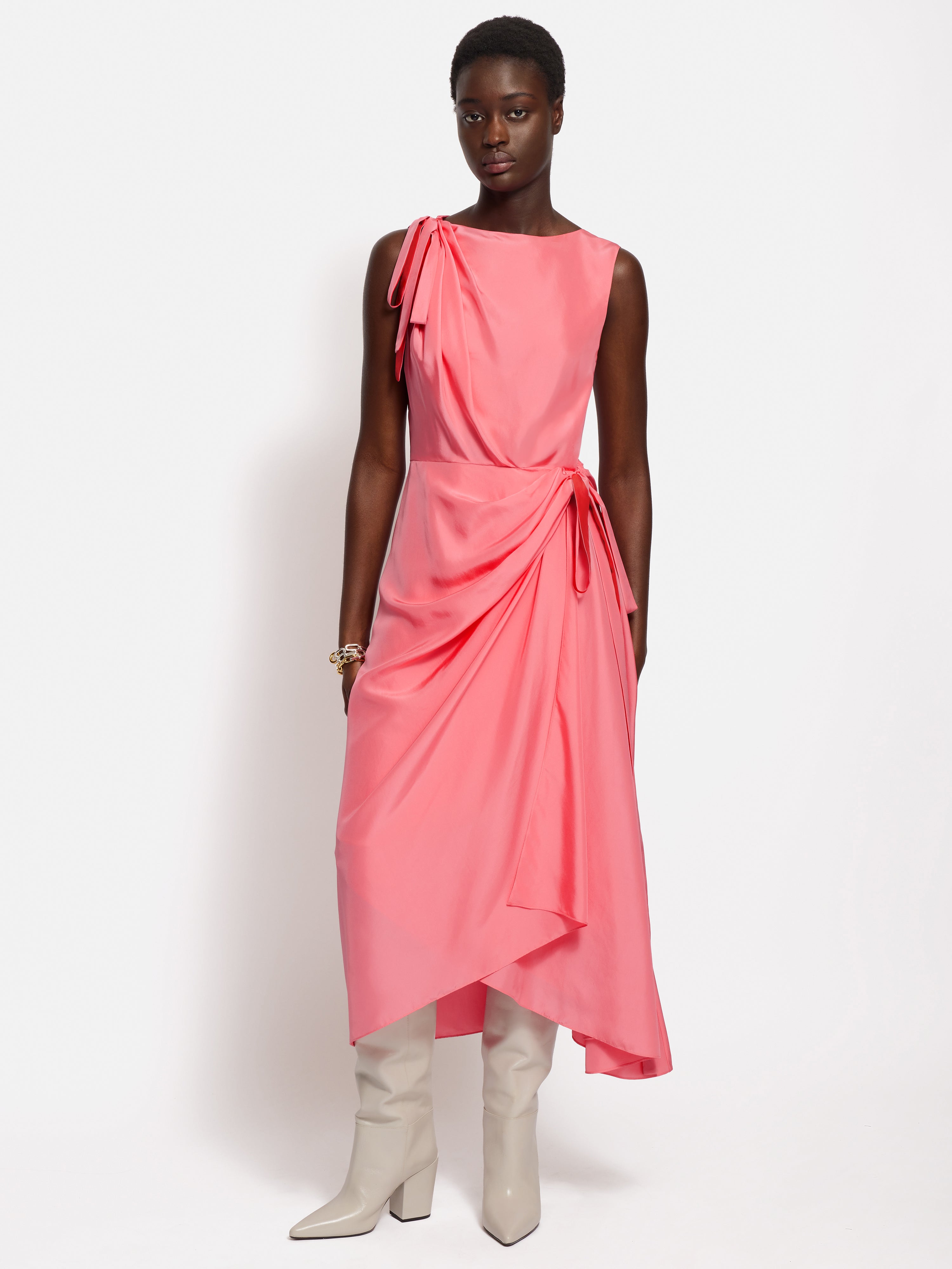 roksanda pink dress AMORI DRESS