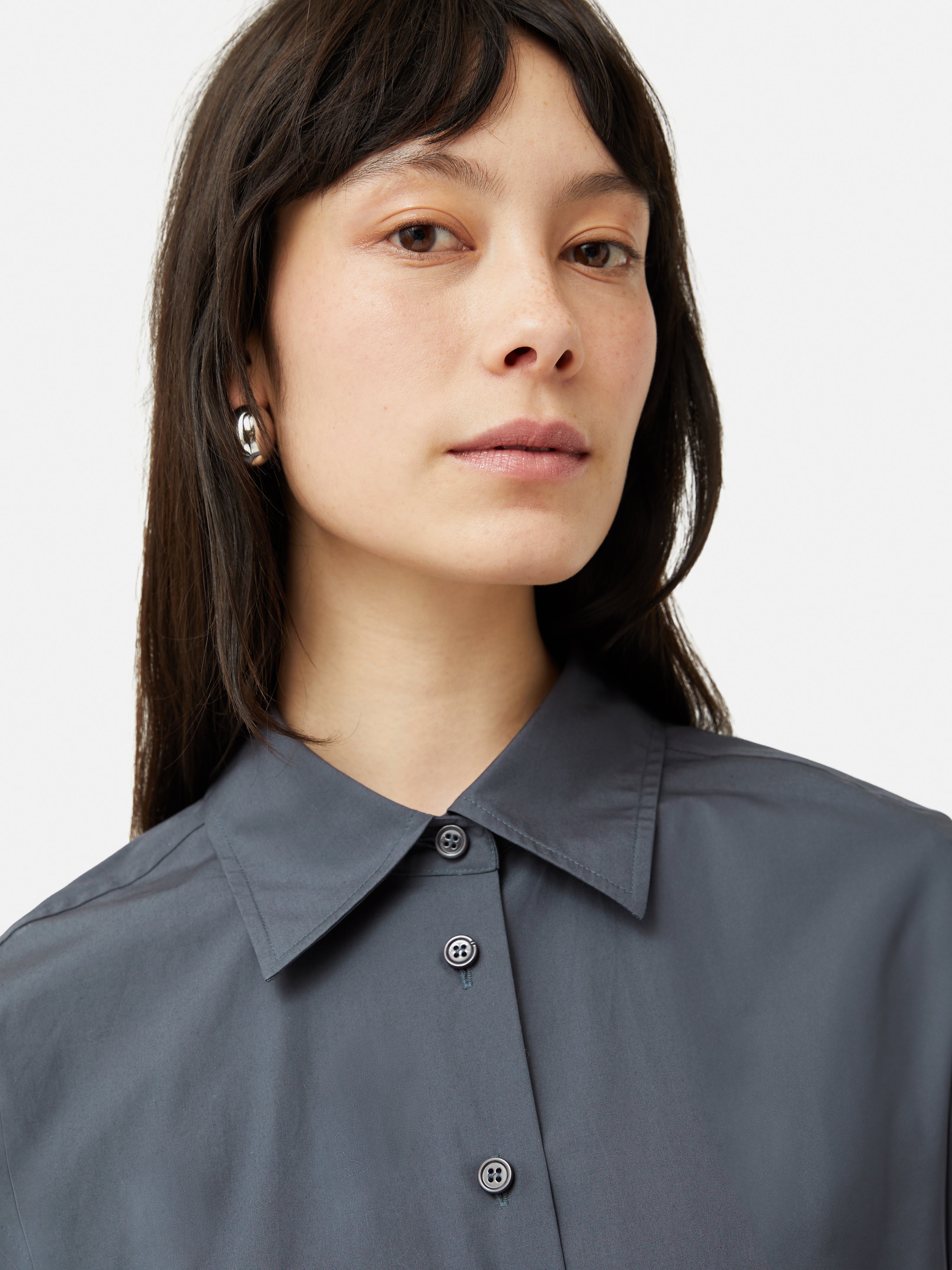 Cotton Poplin X Nylon Twill Shirt main image 0
