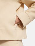 Crepe Ponte Jersey Jacket | Cream
