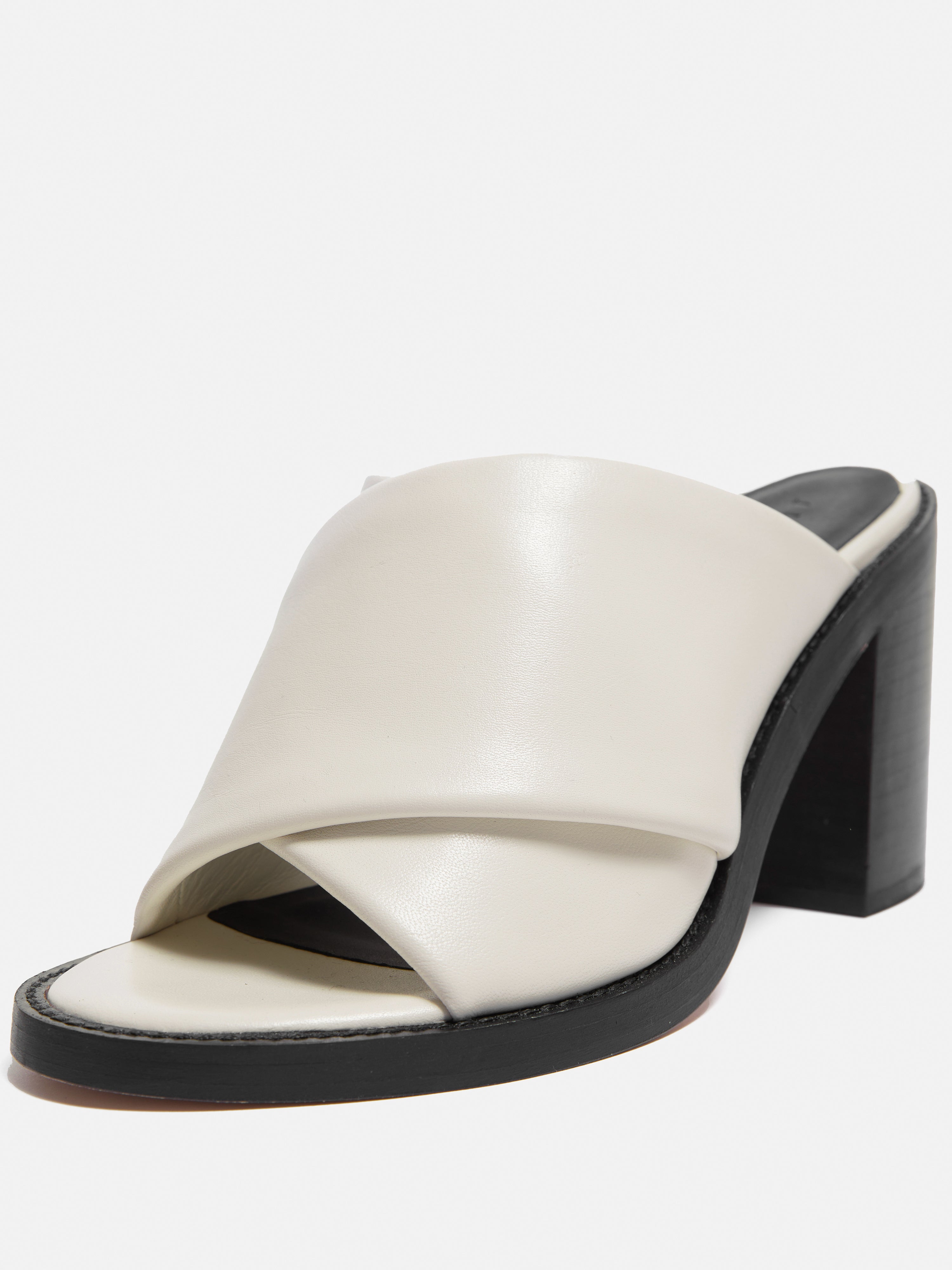 Duvile Padded Heel Sandal White – Jigsaw