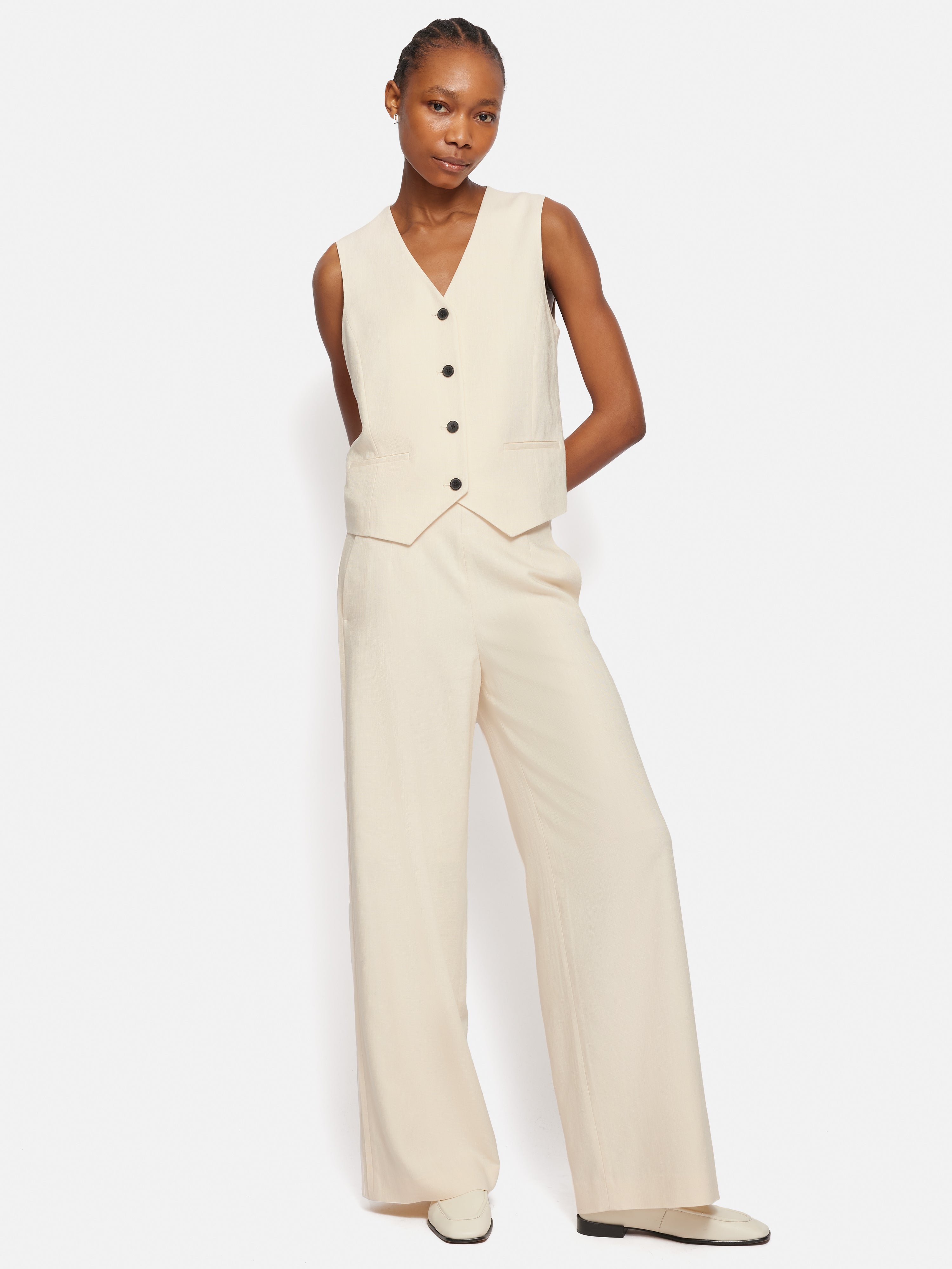Starla Waistcoat - Cream