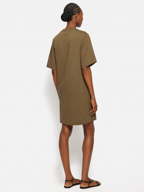 Cotton Riley T-Shirt Dress | Khaki