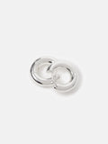 Chubby Hoop Earrings | Silver