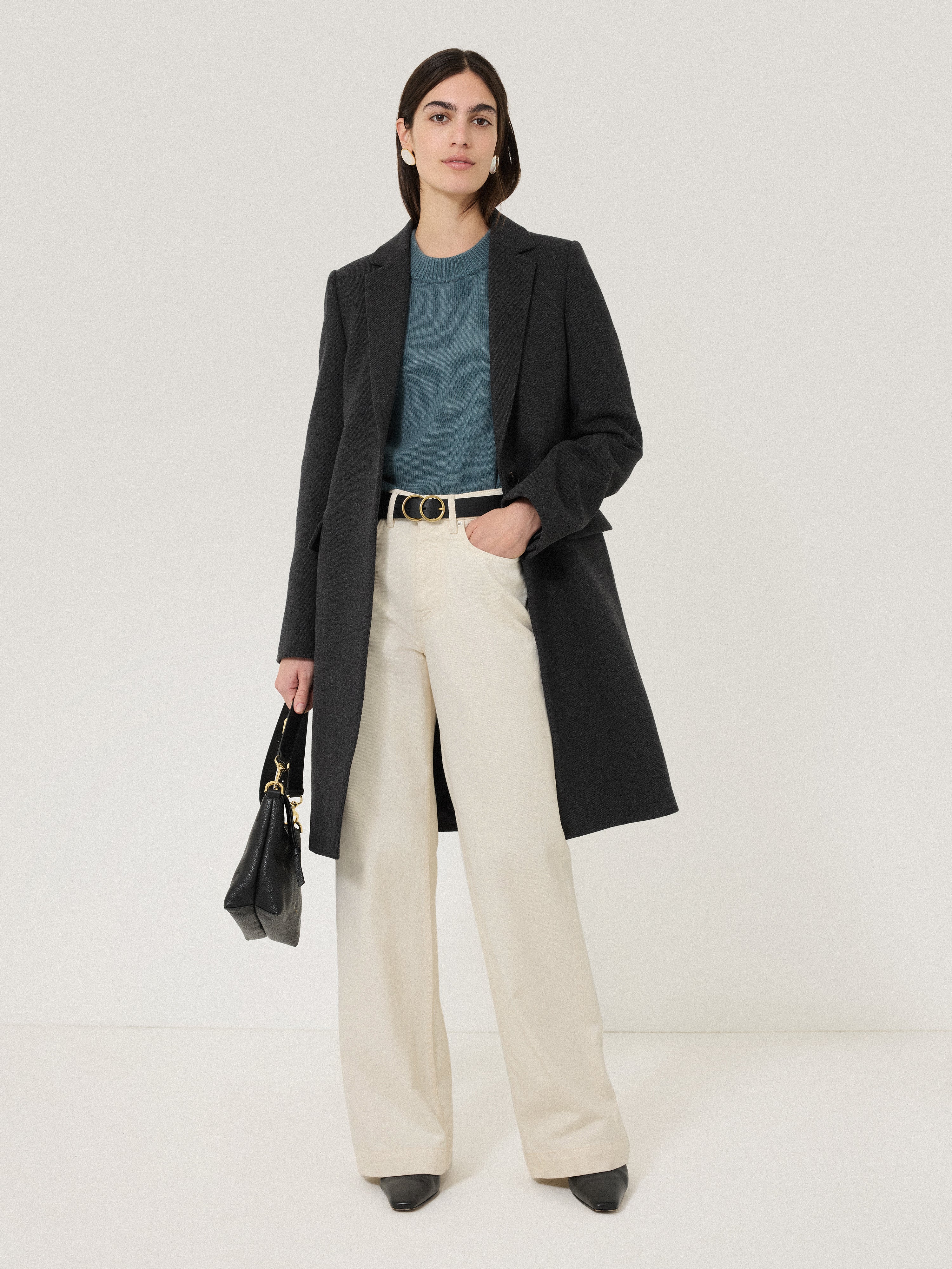 Wool Blend City Coat Grey – Jigsaw