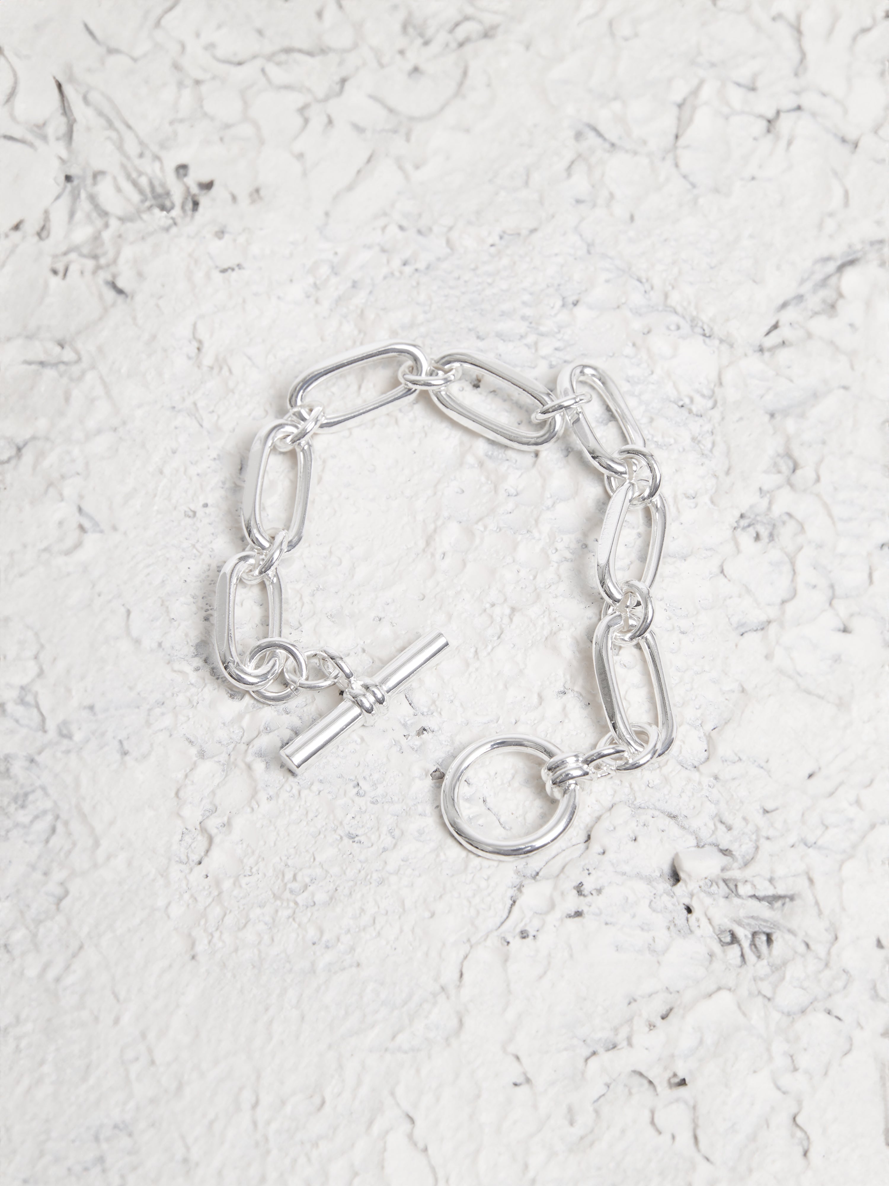 Trombone Link Bracelet | Silver – Jigsaw