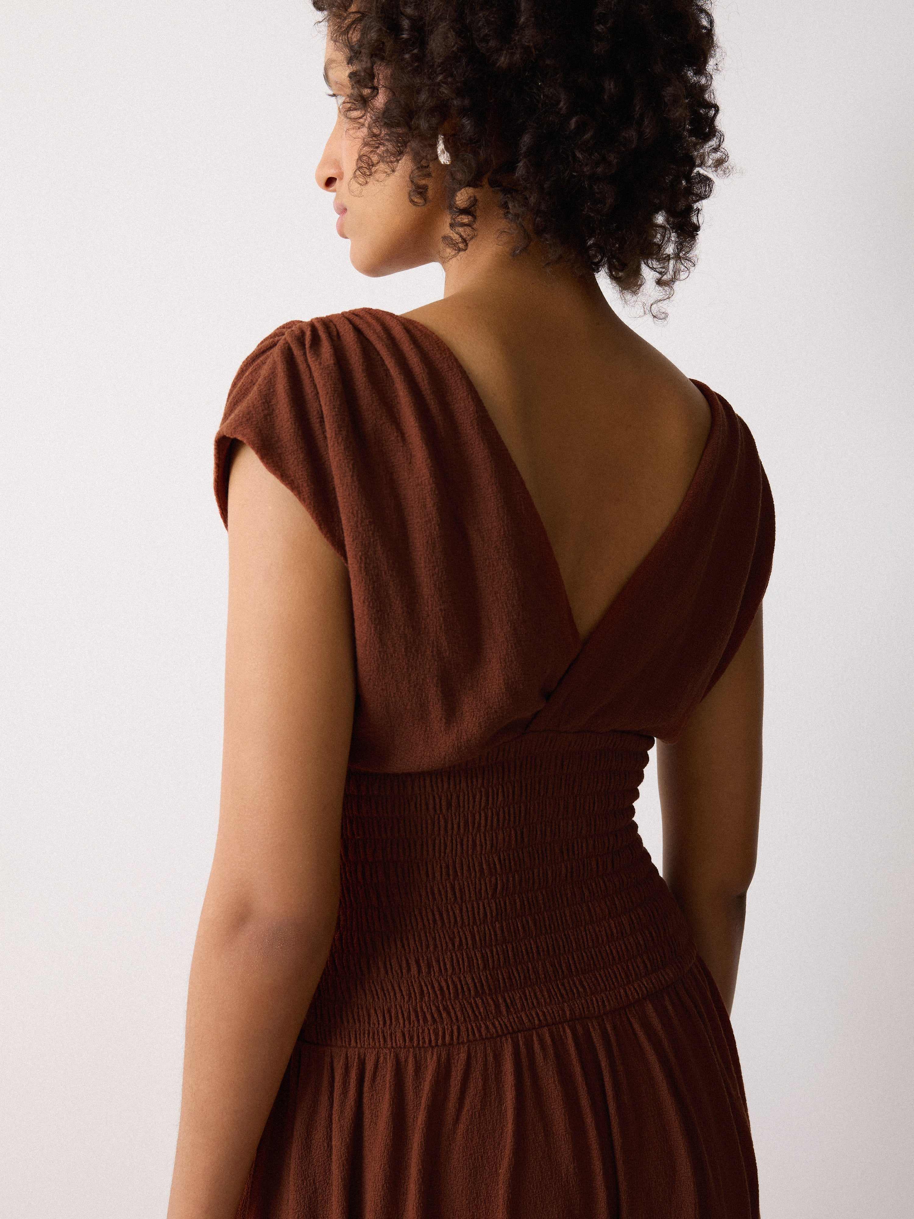 Jersey Lace Up Dress