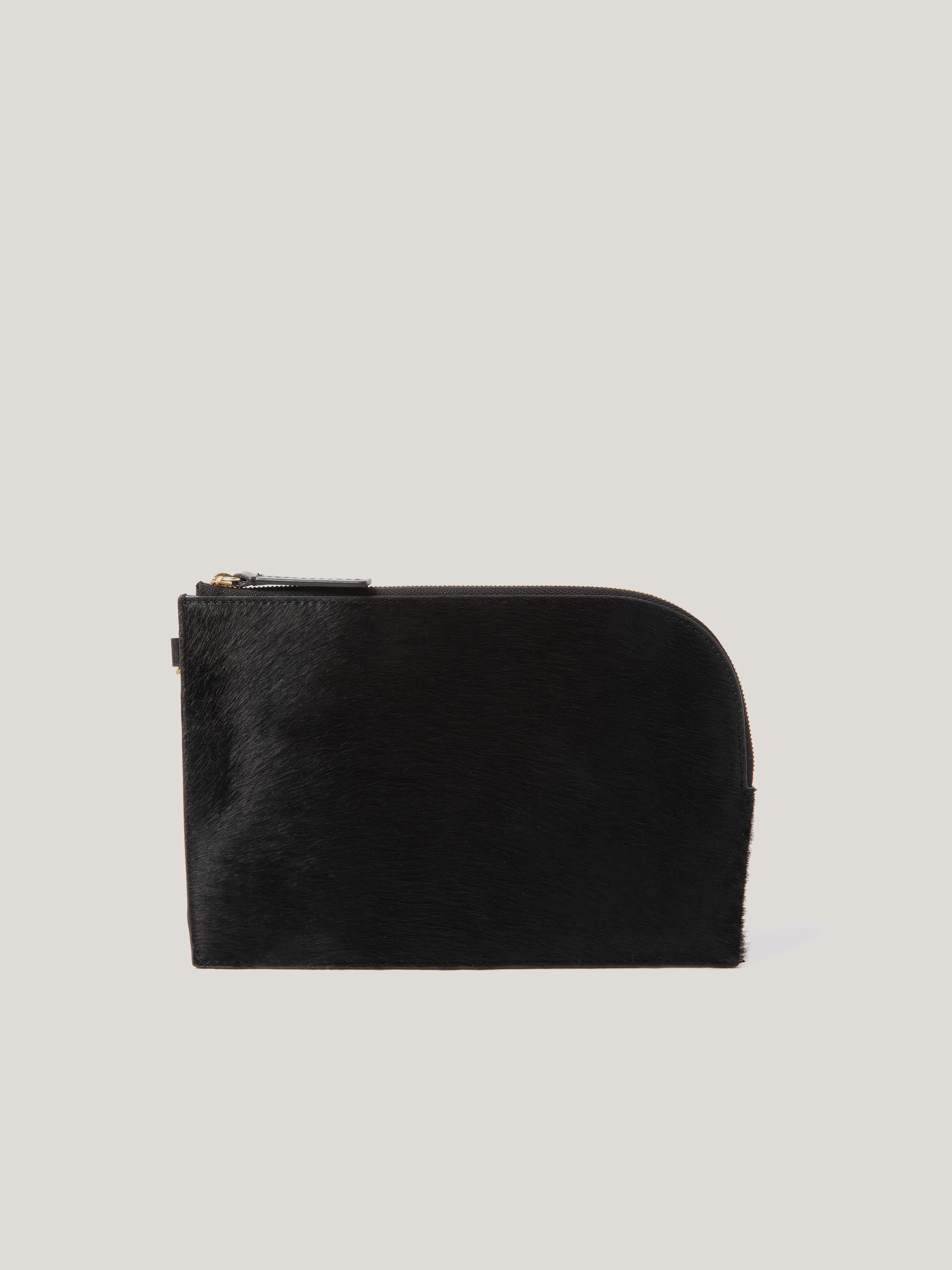 Sophia Calf Hair Pouch | Black – Jigsaw