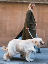 Wool Maxi City Coat | Khaki