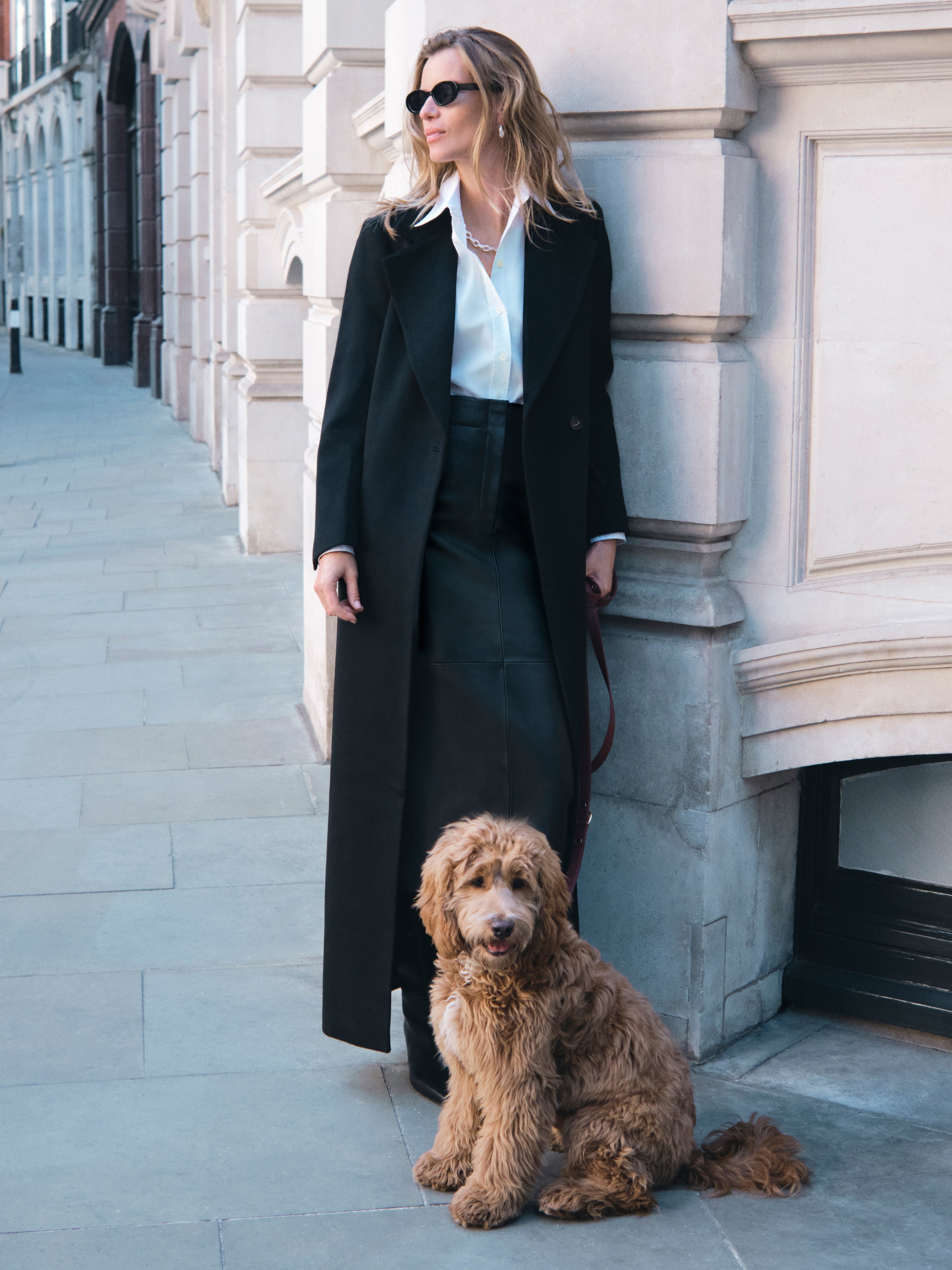 Wool Super Maxi City Coat | Black – Jigsaw