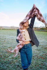Alpaca Blend Check Scarf | Multi