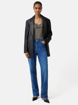 Modal Lace Vest | Mushroom