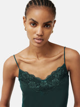 Modal Lace Vest | Nordic Pine