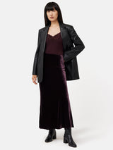 Modal Lace Vest | Black Cherry