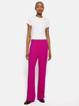 Wide Leg Tuxedo Trouser | Pink