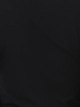 Double Front Ballet Neck Top | Black