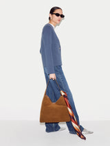 Heckfield Suede Tote | Light Tan