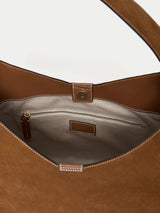 Heckfield Suede Tote | Light Tan