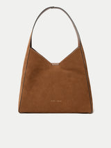 Heckfield Suede Tote | Light Tan
