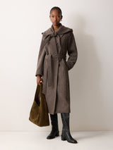 Heckfield Suede Tote | Khaki