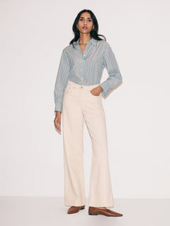 Balfour Long Wide Leg Jean | Ecru