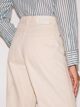 Balfour Long Wide Leg Jean | Ecru