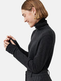 Cloud Cashmere Roll Neck | Charcoal