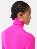 Cloud Cashmere Roll Neck | Pink