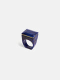Square Resin Ring | Blue
