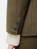 Brook Short Flannel Jacket | Green