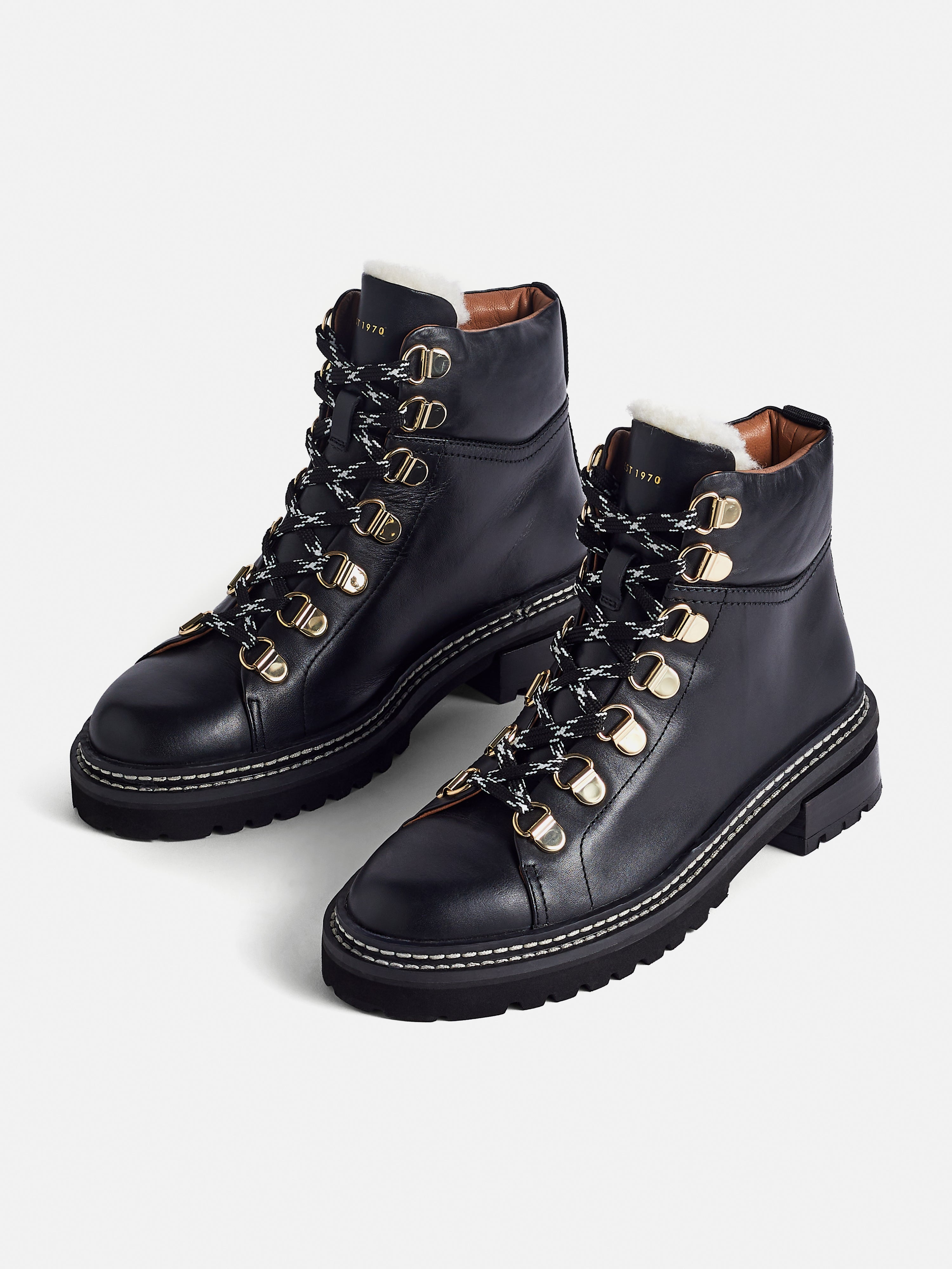 Otley Leather Trek Boot | Black – Jigsaw