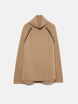 Merino Scoop Hem Jumper | Camel