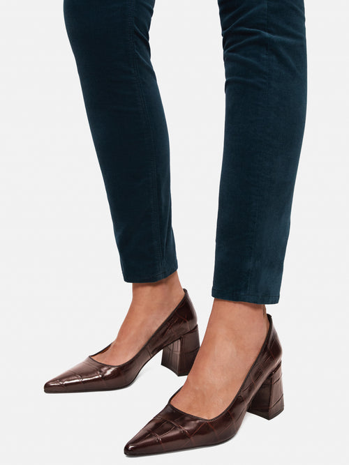 Isabel Croc Leather Shoe | Brown