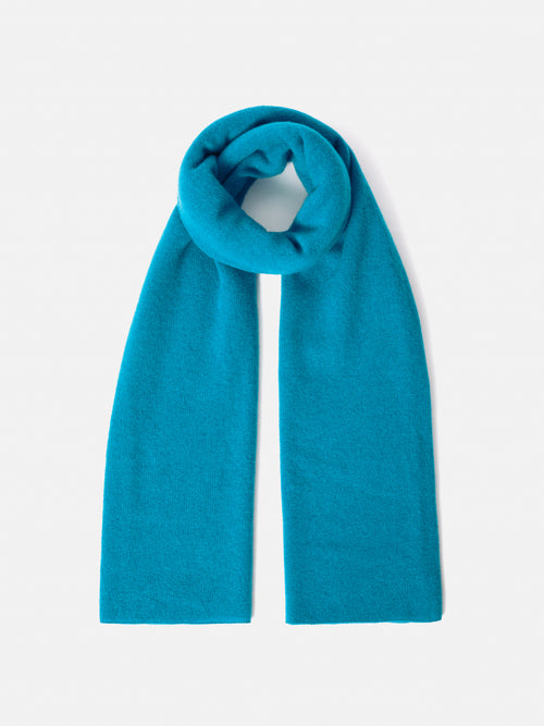 Miller Wool Cashmere Blend Scarf | Blue