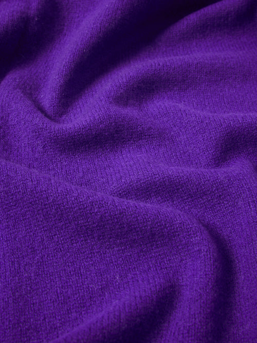 Miller Wool Cashmere Blend Scarf | Purple