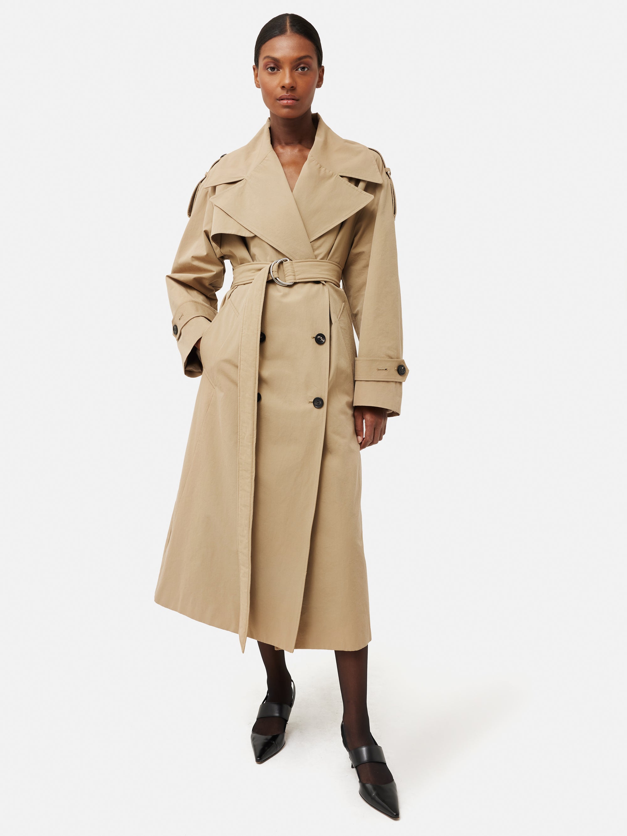 Louis Vuitton 2022 Signature Hooded Wrap Trench Coat w/ Tags