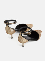 Odette Glitter Sandal | Gold