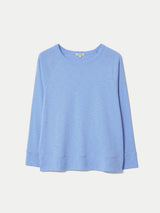 Cotton Luxe Raglan T-shirt | Shirt Blue