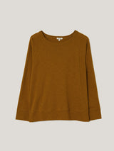 Cotton Luxe Raglan Tee | Golden Ochre