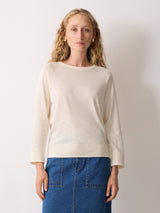 Cotton Luxe Raglan Tee | Cream