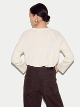 Cotton Luxe Raglan T-shirt | Cream