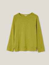 Cotton Luxe Raglan Tee | Key Lime