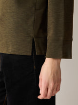 Cotton Luxe Raglan Tee | Shadow Forest