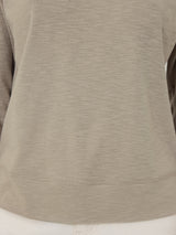 Cotton Luxe Raglan Tee | Grey
