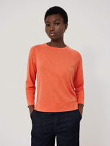 Cotton Luxe Raglan Tee | Orange