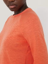 Cotton Luxe Raglan Tee | Orange